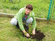 Výsadba na školní zahradě